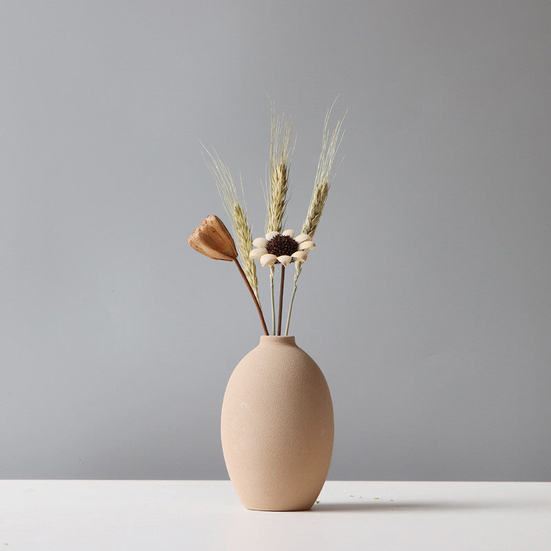 Nordic Mini Ceramic Vase – Modern Home Decor