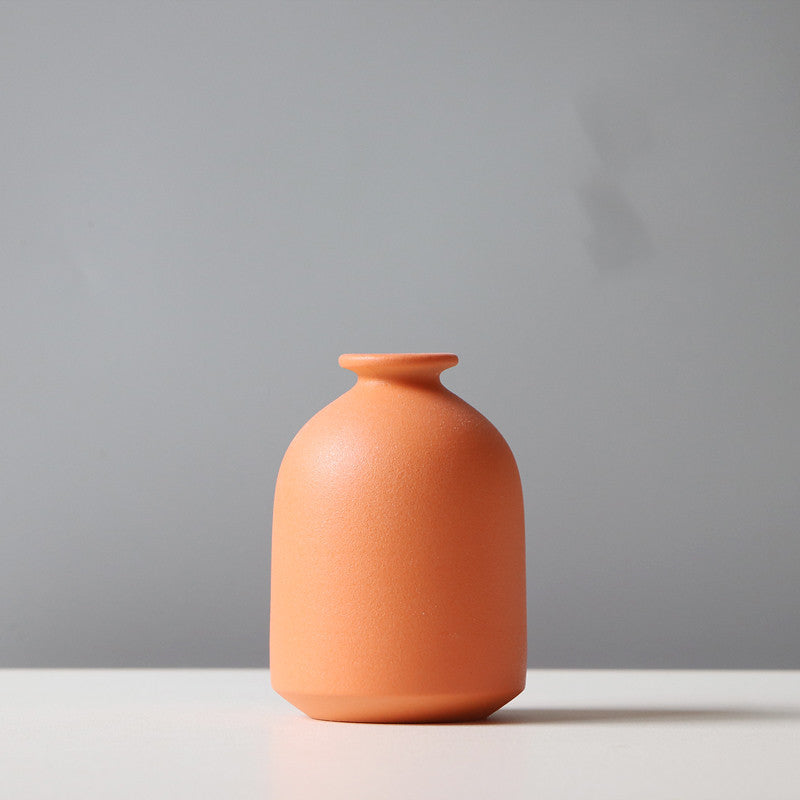 Nordic Mini Ceramic Vase – Modern Home Decor