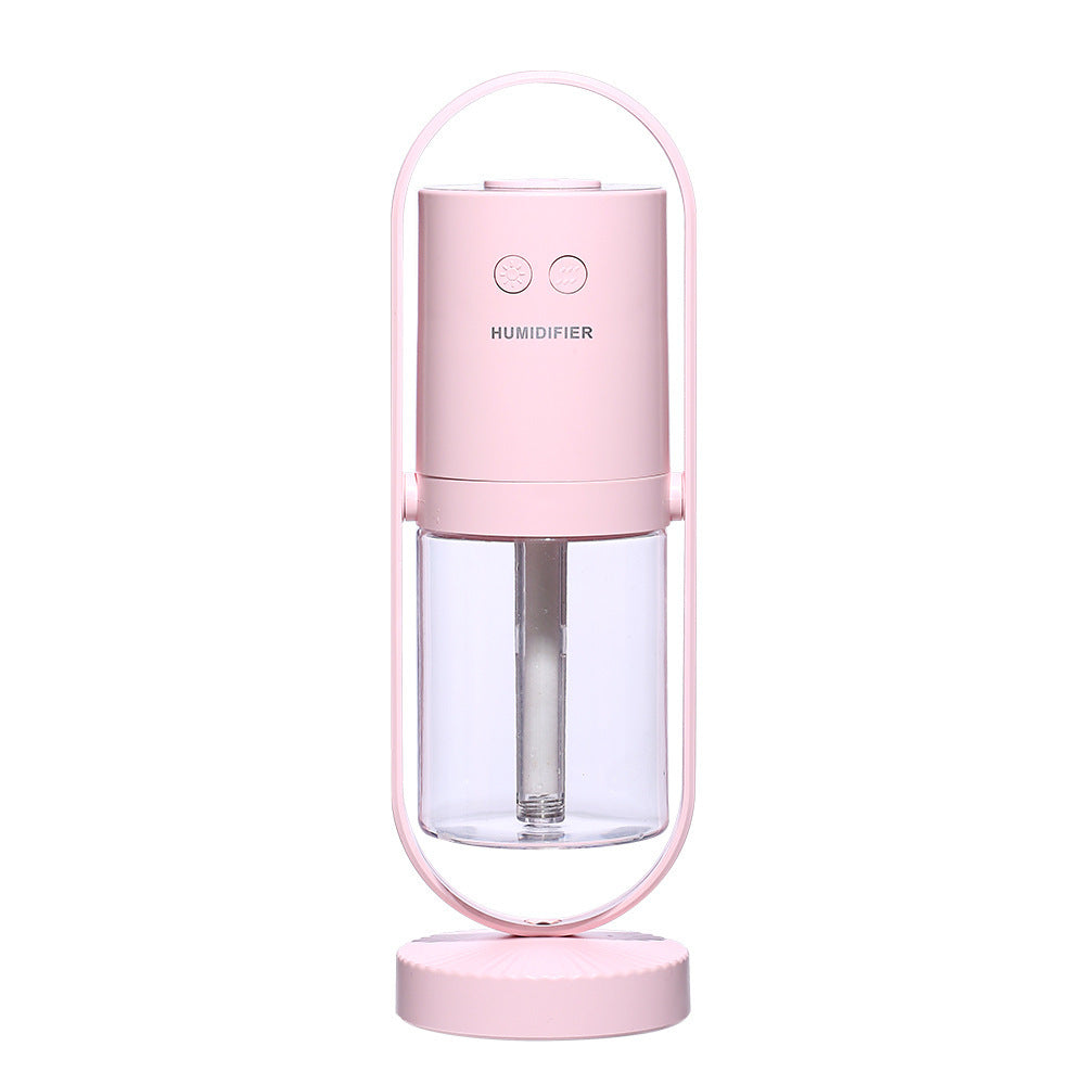 Magic Shadow USB Air Humidifier with Projection Night Light – Mini Ultrasonic Mist Maker for Home, Office & Car