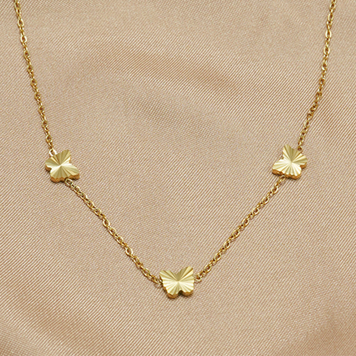 Gold Heart Jewelry Set – Waterproof & Hypoallergenic Gift for Her