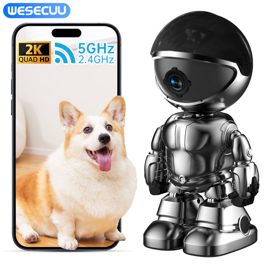 WiFi PTZ Security Camera – AI Human Tracking, Two-Way Audio, Night Vision, and Mobile Alerts