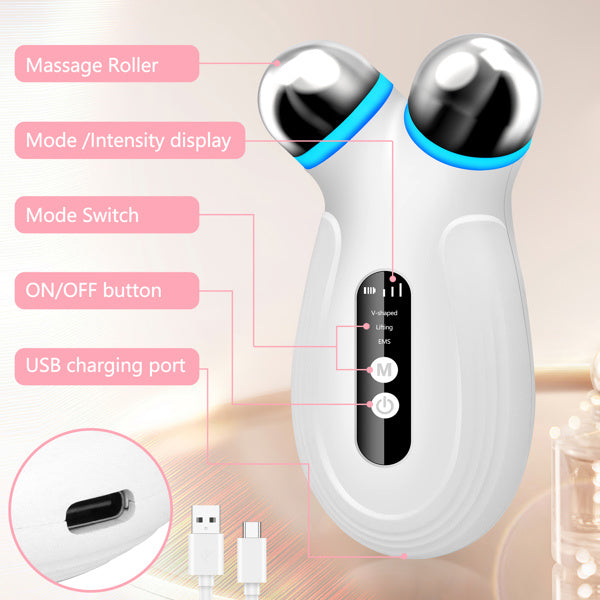 Microcurrent Face Lift Tool – EMS Facial Lifting & Anti-Aging Device